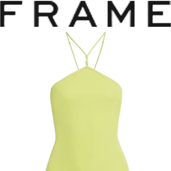 Revolve FRAME Sleeveless Lemon Bodysuit XS - Picture 1 of 11